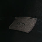 Prada Vitello Daino Soft Small Zippered Top Handle Bag Ninfea
