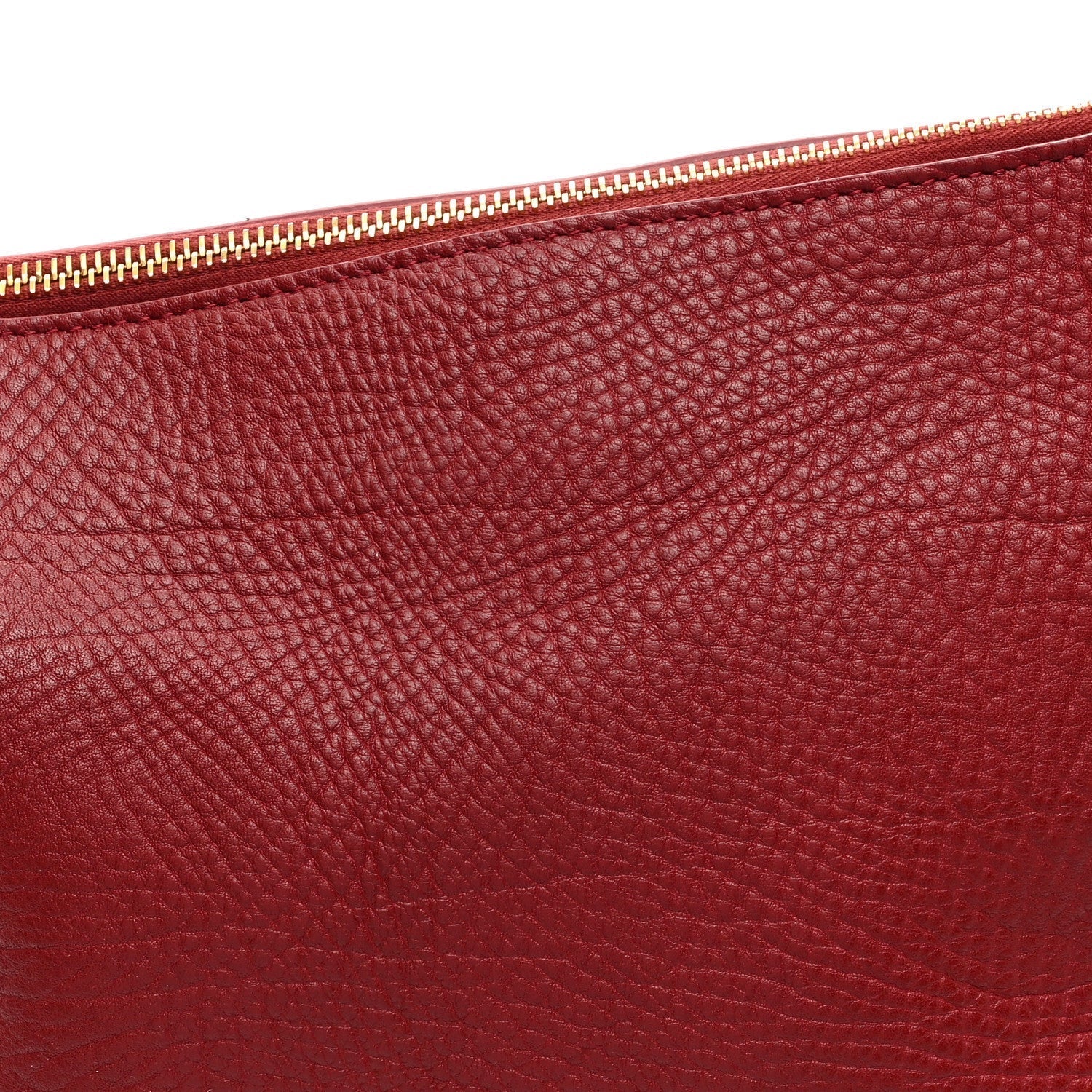 Burberry Grainy Calfskin Small Knight Bag Ruby