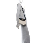 Hermes Military Toile Vache Hunter Herbag Zip Retourne 20 Ecru Black