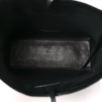 Saint Laurent Patent Calfskin Rendez-Vous Hobo Black
