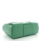 Bottega Veneta Nappa Maxi Intreccio Mini Arco Tote Green