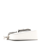 Gucci Calfskin Mini Horsebit 1955 Asymmetric Shoulder Bag White