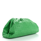 Bottega Veneta Nappa Maxi Intrecciato The Pouch Oversized Clutch Parakeet