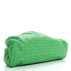 Bottega Veneta Nappa Maxi Intrecciato The Pouch Oversized Clutch Parakeet
