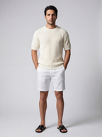 The Harlowe Waffle Knit Tee