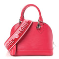 Louis Vuitton Epi Jacquard Alma BB  Rose Pondicherry