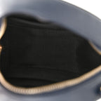 Chanel Caviar Quilted Round Filigree Crossbody Navy Black