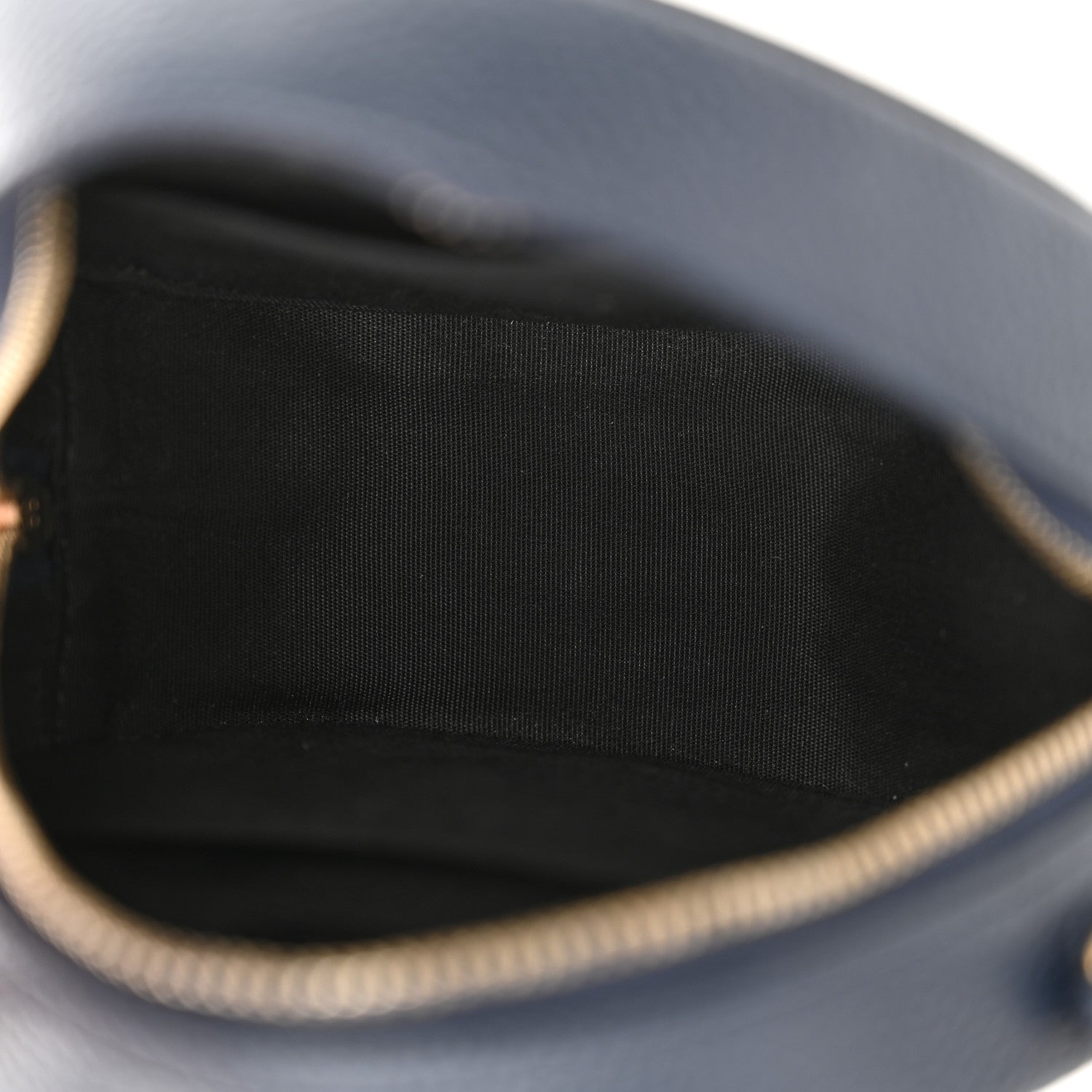 Chanel Caviar Quilted Round Filigree Crossbody Navy Black