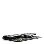 Christian Dior Oblique Fold Over Clutch Blue
