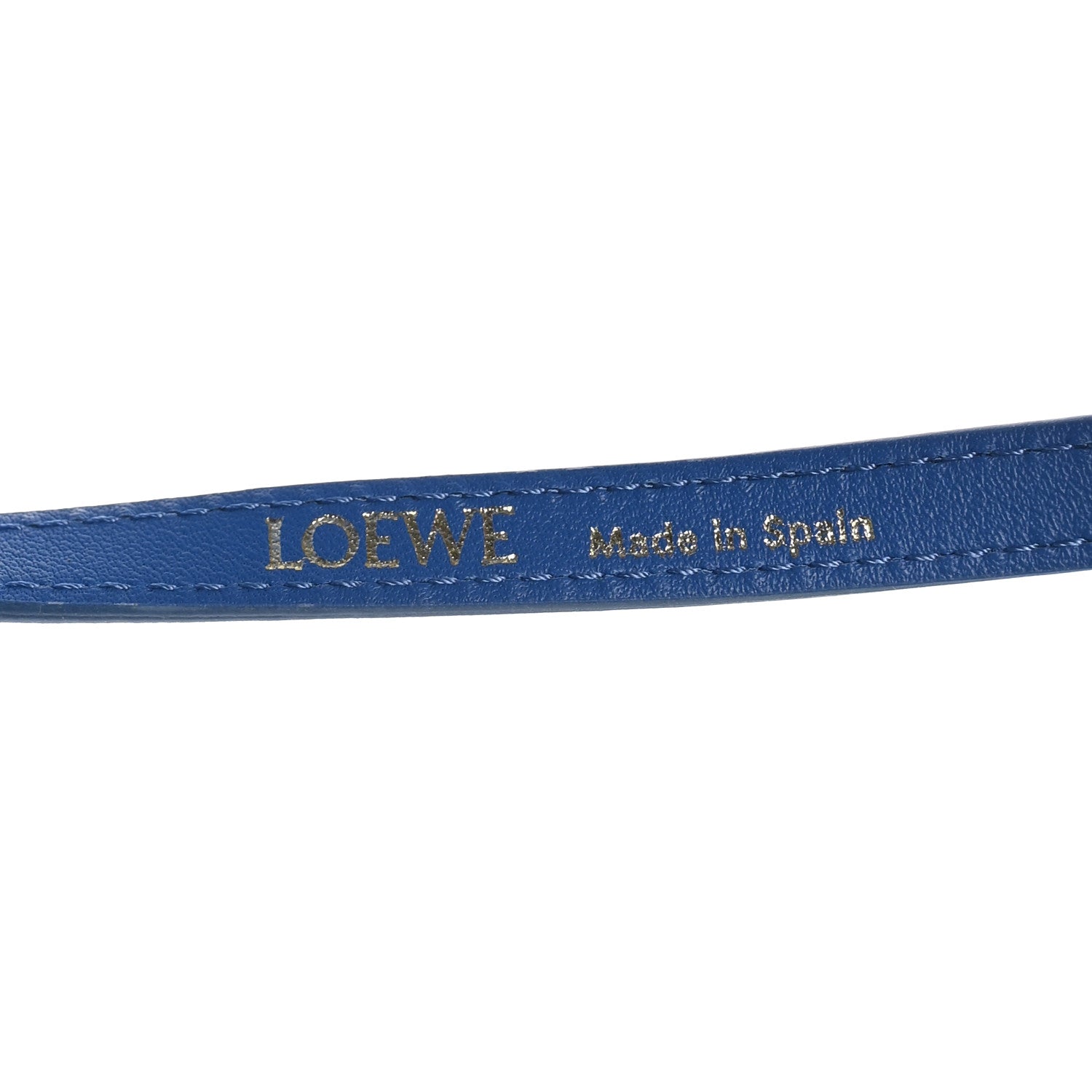 Loewe Crackle Patent Calfskin Medium Flamenco Knot Bag Royal Blue