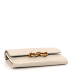 Saint Laurent Smooth Calfskin Le Maillon Chain Wallet Crema Soft