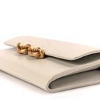 Saint Laurent Smooth Calfskin Le Maillon Chain Wallet Crema Soft