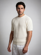 The Harlowe Waffle Knit Tee