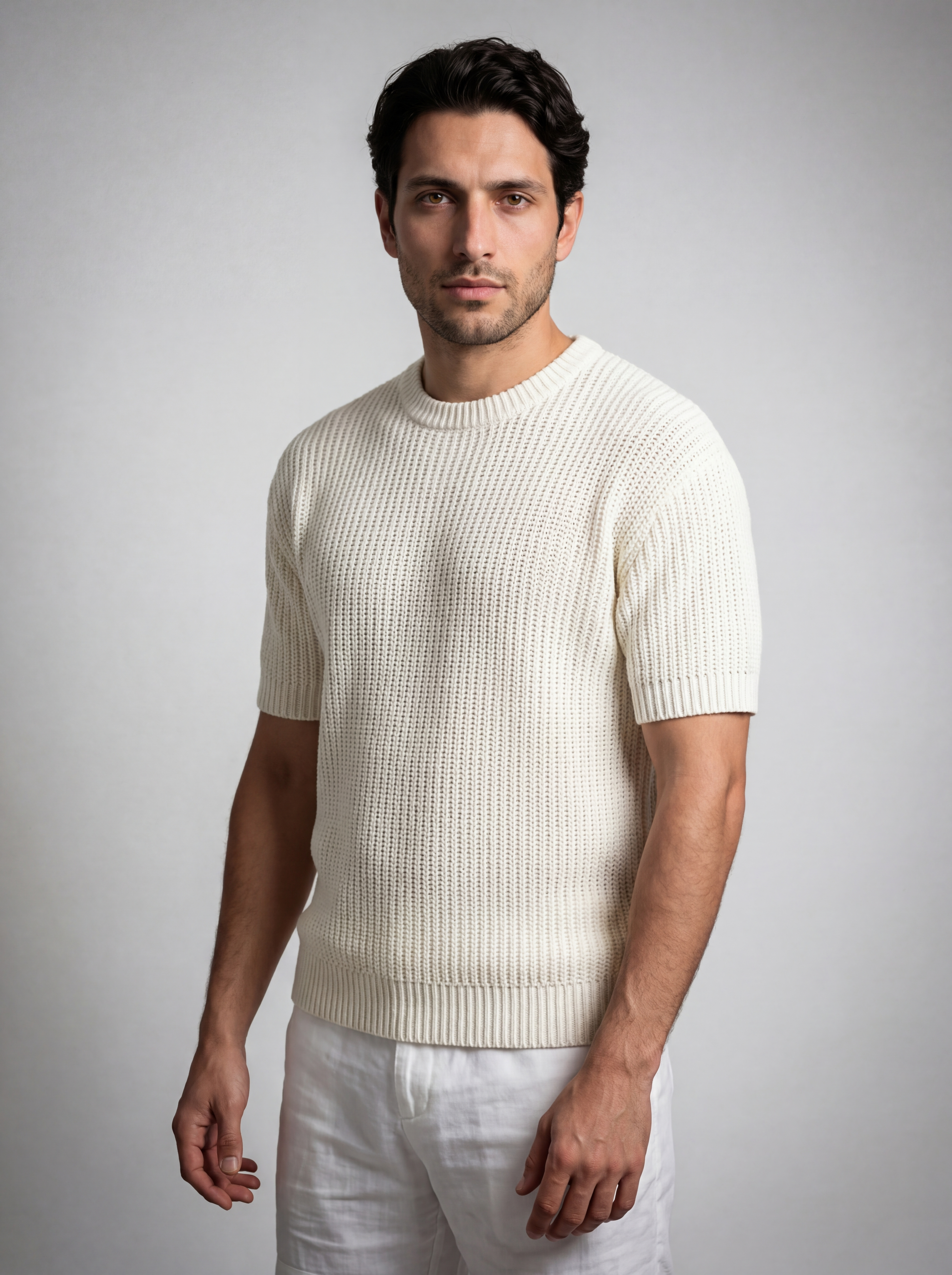 The Harlowe Waffle Knit Tee