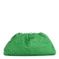 Bottega Veneta Nappa Maxi Intrecciato The Pouch Oversized Clutch Parakeet