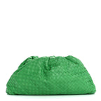 Bottega Veneta Nappa Maxi Intrecciato The Pouch Oversized Clutch Parakeet