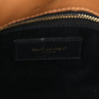 Saint Laurent Denim Suede Monogram Medium Niki Chain Satchel  Blue Cinnamon
