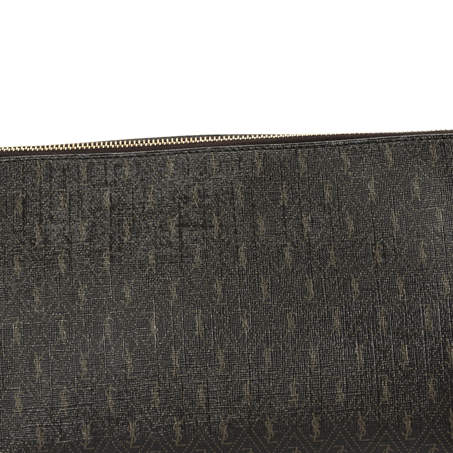 Saint Laurent Canvas Smooth Calfskin Le Monogramme Crossbody Bag Chestnut