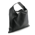 Bottega Veneta Silky Calfskin Large Hop Black