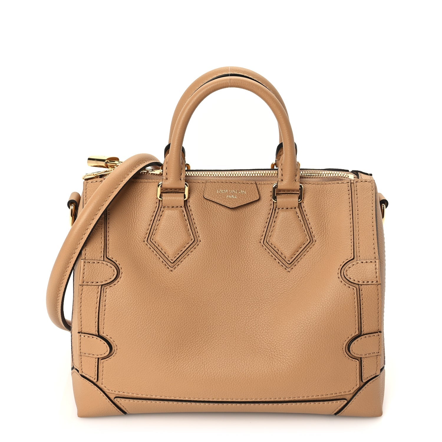 Louis Vuitton Calfskin Speedy 25 Silhouette  Arizona Beige