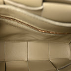 Bottega Veneta Lambskin Maxi Intrecciato Cassette Crossbody Bag  New Sauge