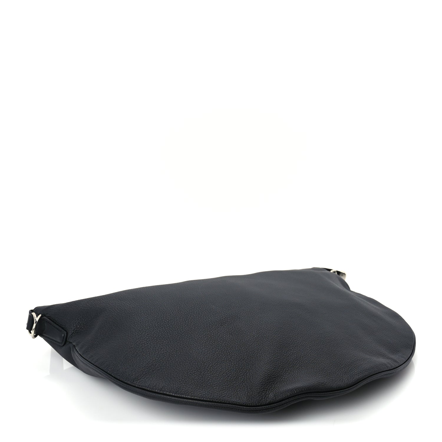 Gucci Grained Calfskin Large B Shoulder Bag Black