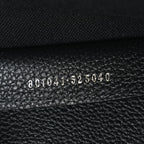 Gucci Grained Calfskin Large B Shoulder Bag Black