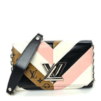 Louis Vuitton Epi Reverse Monogram Twist Chain Wallet Rose Ballerine