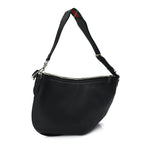 Gucci Grained Calfskin Large B Shoulder Bag Black