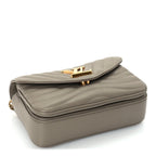 Louis Vuitton Calfskin New Wave Chain PM NM Taupe