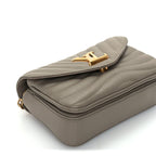 Louis Vuitton Calfskin New Wave Chain PM NM Taupe