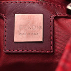 Fendi Zucchino Mama Baguette Bordeaux Rubino