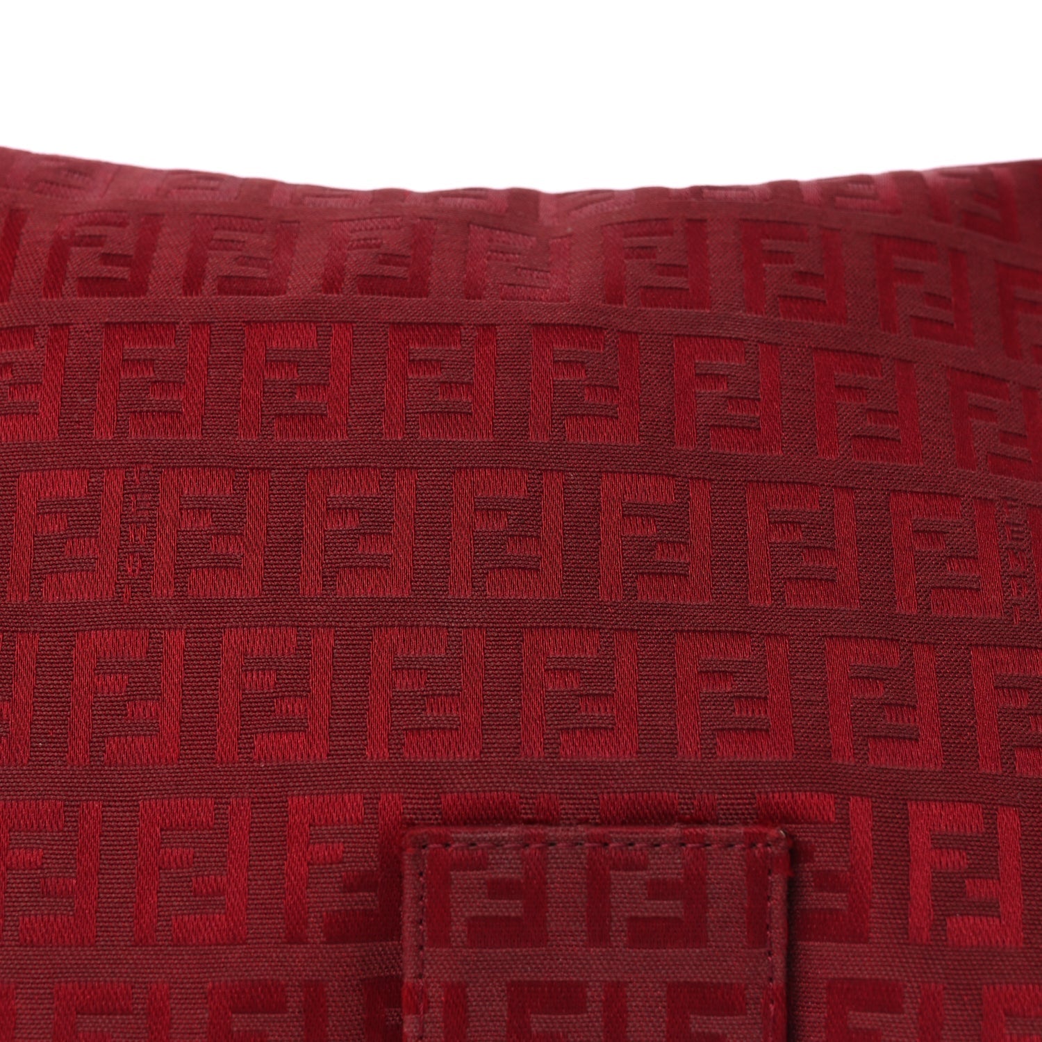 Fendi Zucchino Mama Baguette Bordeaux Rubino