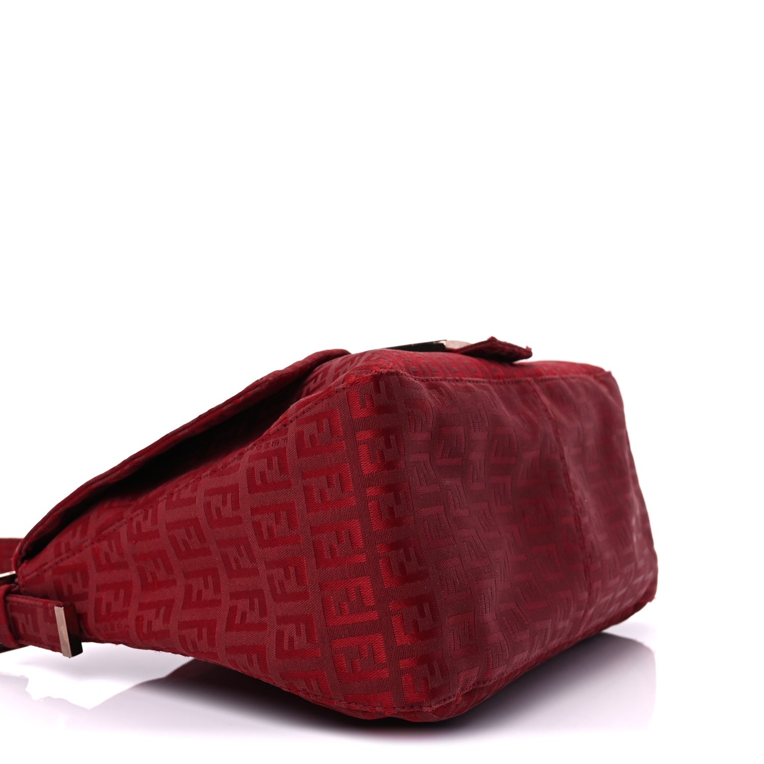 Fendi Zucchino Mama Baguette Bordeaux Rubino