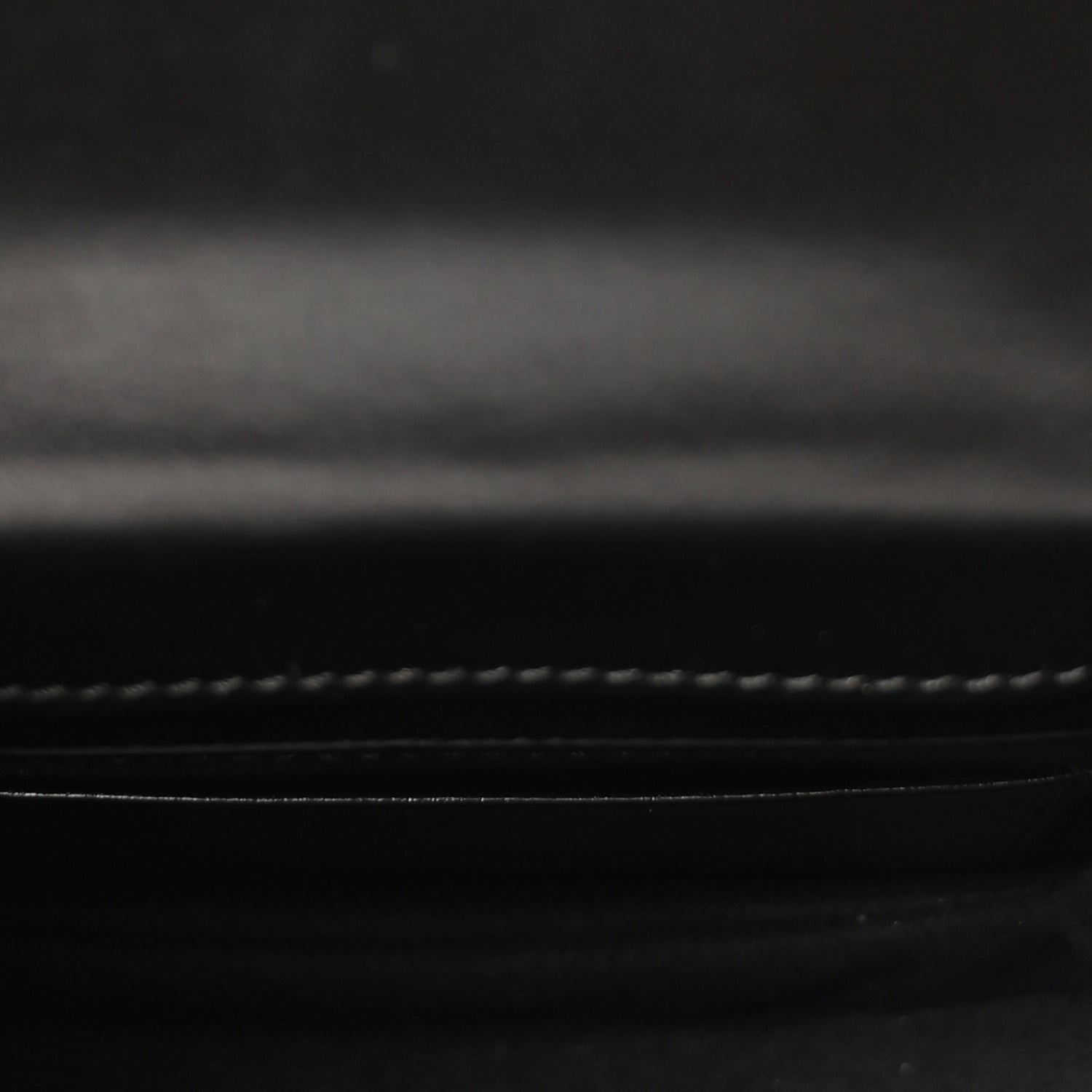 Gucci Moire Fabric Calfskin Rhinestone Monogram Monochrome Mini Bamboo 1947 Top Handle Chain Bag Black