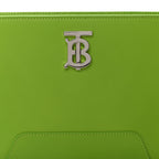 Burberry Smooth Calfskin Medium TB Shoulder Bag Brilliant Green
