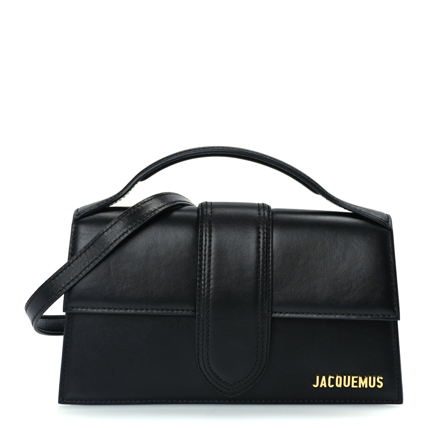 Jacquemus Smooth Calfskin Le Grand Bambino Black
