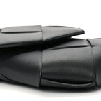 Bottega Veneta Calfskin Intreccio Diago Phone Pouch Black Pinecone Black Pinecone