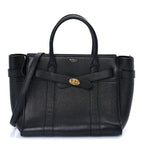 Mulberry Classic Grain Small Bayswater Zip Tote  Black