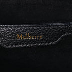 Mulberry Classic Grain Small Bayswater Zip Tote  Black
