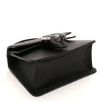 Gucci Dollar Calfskin Crystal Mini Dionysus Top Handle Bag Black Crystal