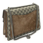 Gucci GG Supreme Monogram Medium Dionysus Shoulder Bag Taupe