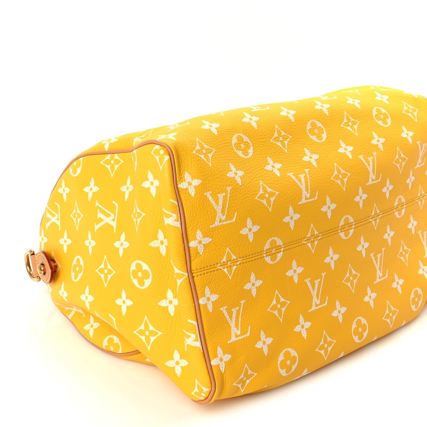 Louis Vuitton Calfskin Monogram Speedy P9 Bandouliere 40 Jaune Mat