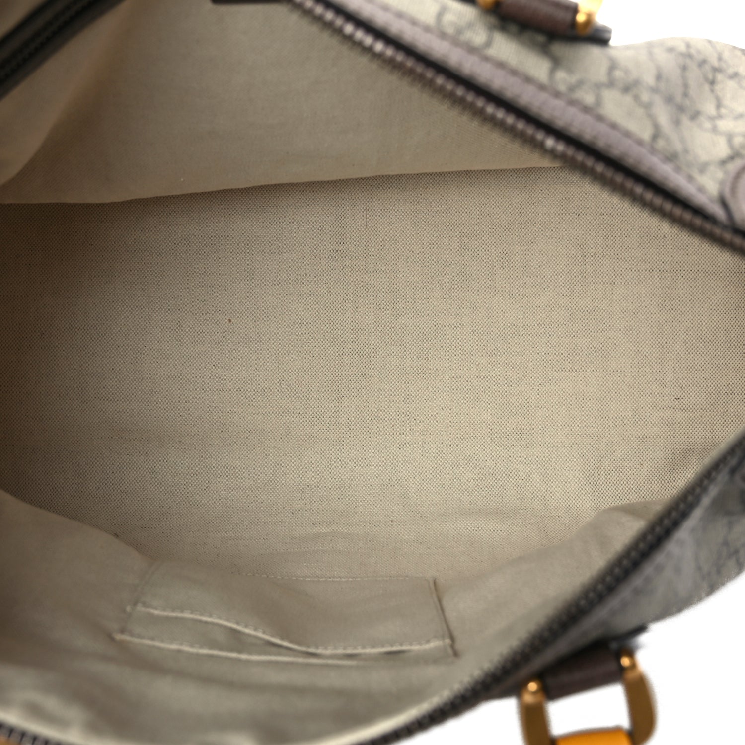 Gucci Soft GG Supreme Monogram Web Neo Vintage Duffle Bag Beige New Acero Crop