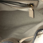 Gucci GG Supreme Monogram Azalea Calfskin Retro Interlocking G Buckle Backpack Beige Mystic White