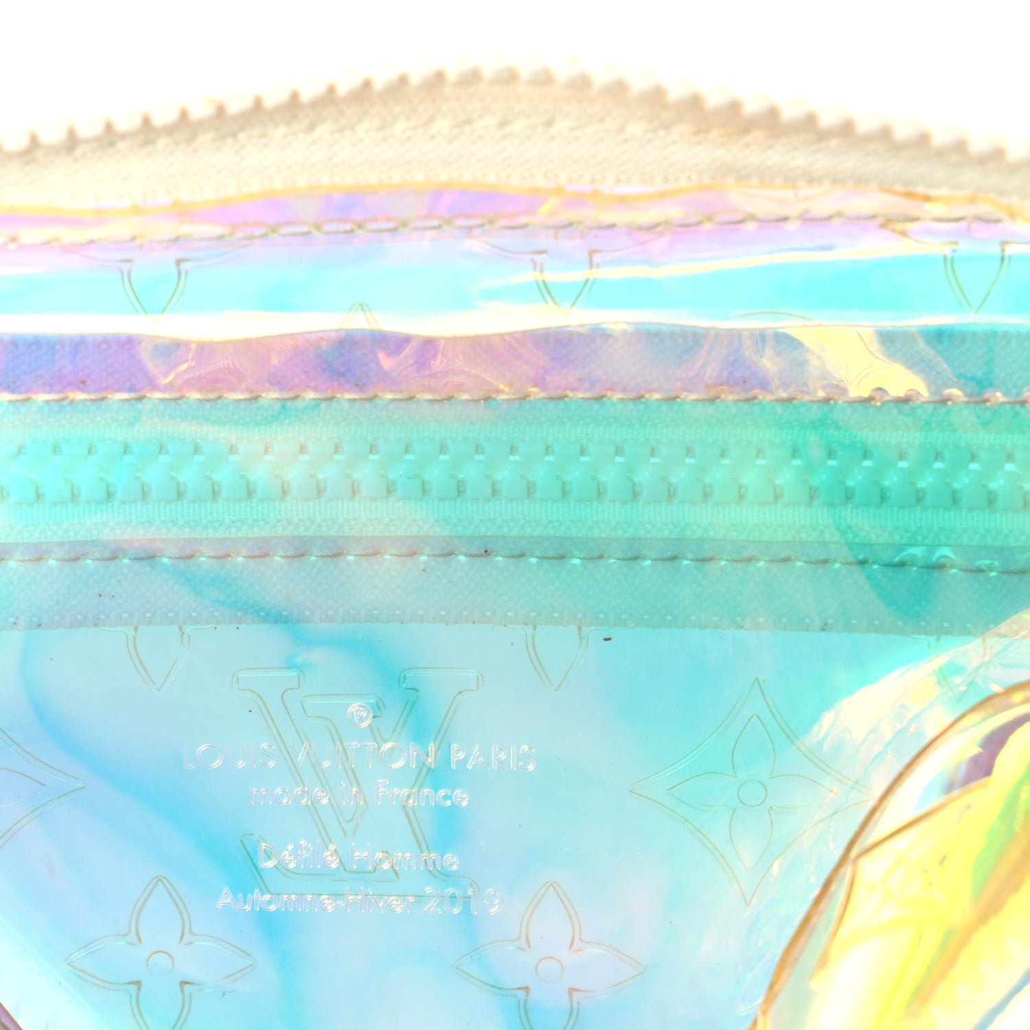 Louis Vuitton PVC Monogram Pochette Volga  Iridescent Prism