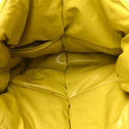 Bottega Veneta Calfskin Maxi Intrecciato Puffy Chain Tote Bag Yellow