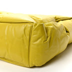 Bottega Veneta Calfskin Maxi Intrecciato Puffy Chain Tote Bag Yellow