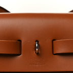 Hermes Toile Militaire Vache Hunter Herbag Zip Retourne 31 PM Rose Pourpre Fauve