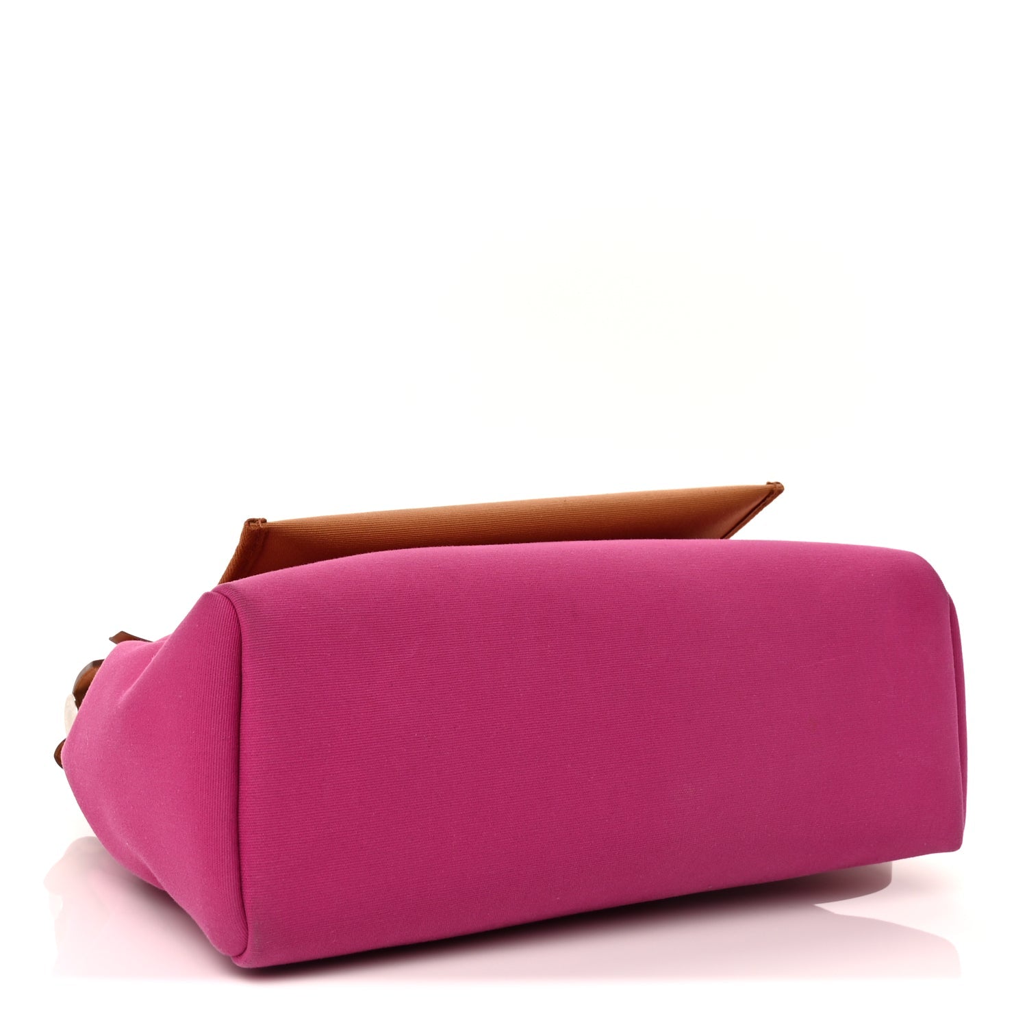 Hermes Toile Militaire Vache Hunter Herbag Zip Retourne 31 PM Rose Pourpre Fauve